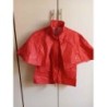 Impermeabile pioggia rosso bambini "giacca mantella taglia 1 poliestere