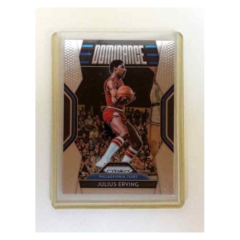 Julius Erving Philadelphia 76ers 17 Panini Prizm Dominance