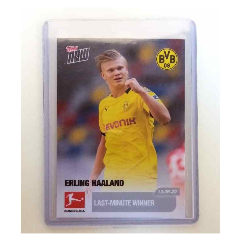 Erling Haaland - 2020 Topps Now 173 - Last minute winner Bundesliga Borussia