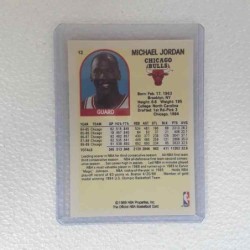 Michael Jordan hoop 1989 n.12 yellow