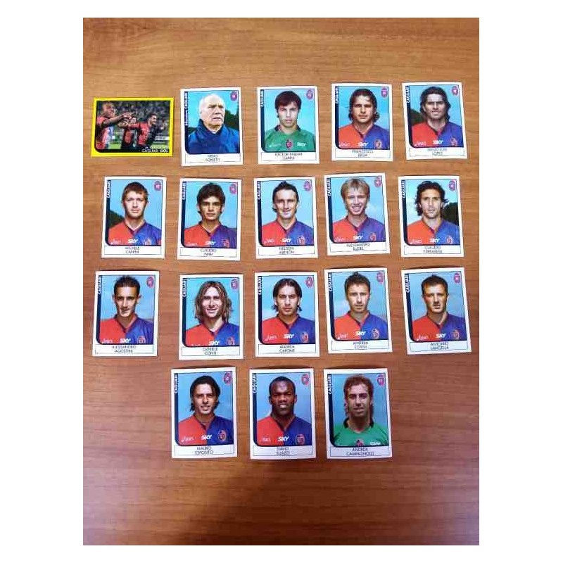 Cagliari calciatori panini 2005 2006