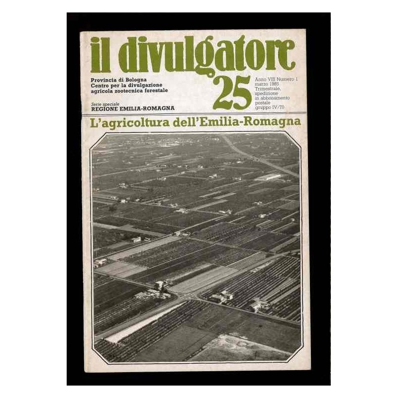 Il divulgatore n.1/1985 - agricoltura emilia-romagna