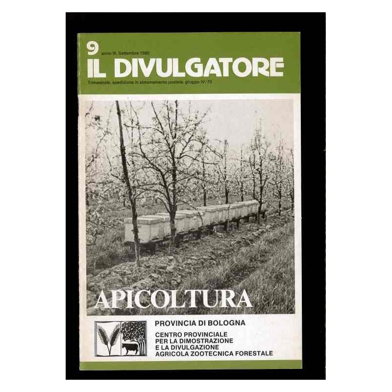 Il divulgatore n.9/1980 - apicoltura