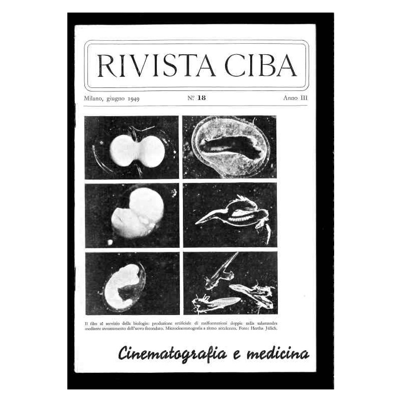 Rivista Ciba Anno III n.18 giugno 1949