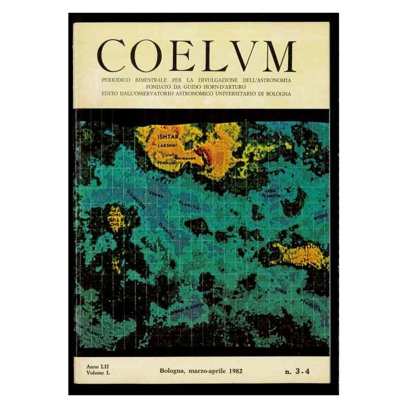 Coelum - Anno LII volume 50 n.3/4 1982