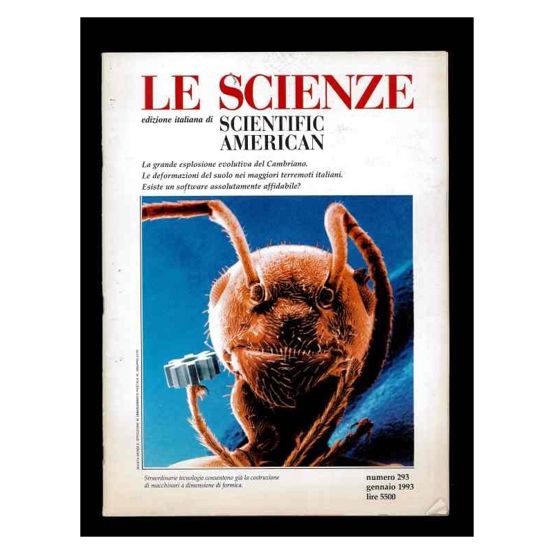 Le scienze n.293 gennaio 1993