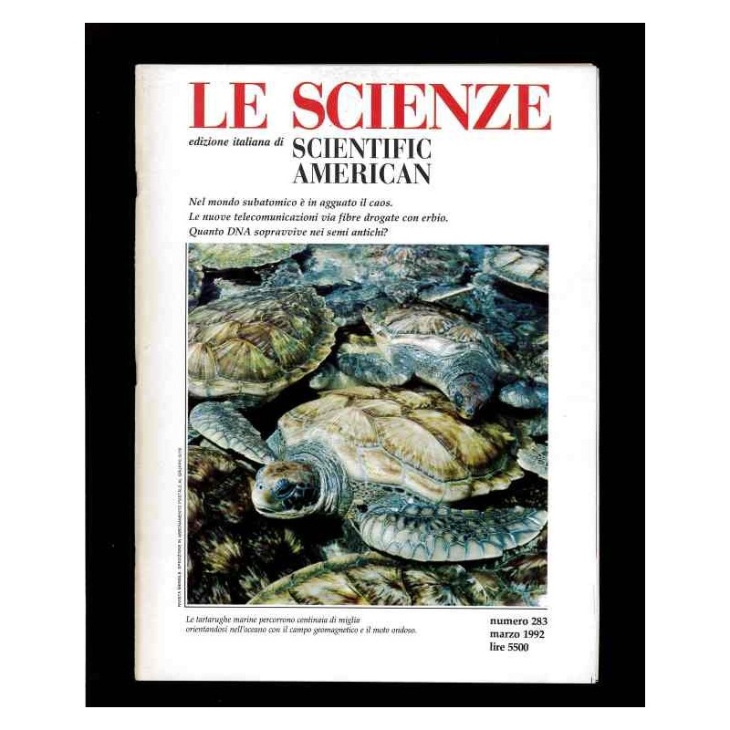 Le scienze n.283 marzo 1992