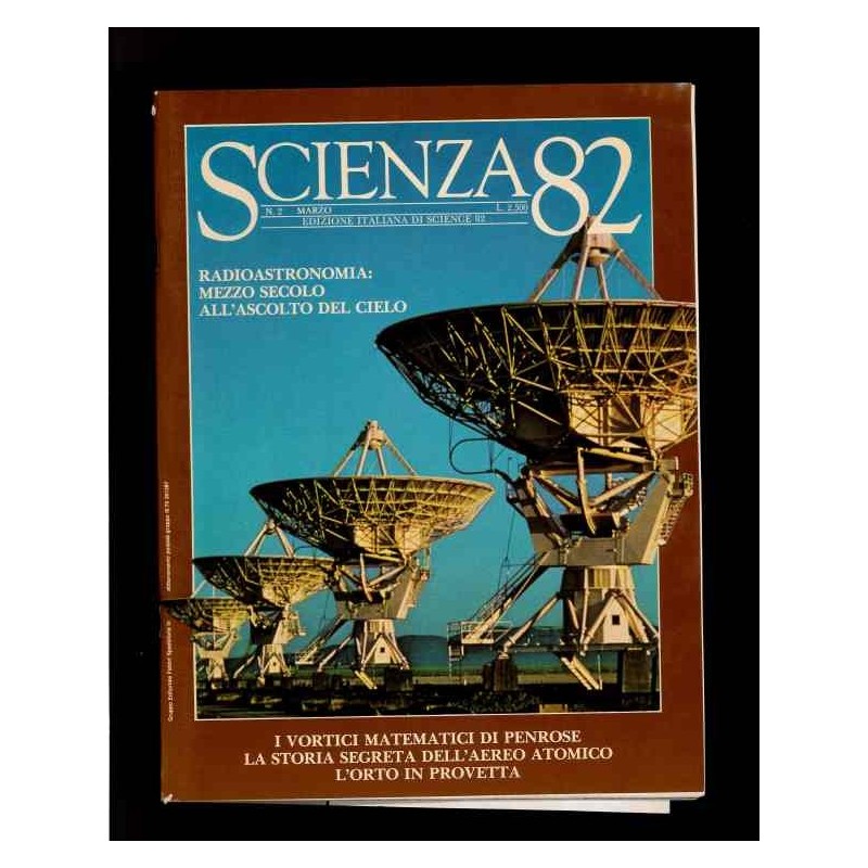 Scienza 82 n.2 marzo, radioastronomia