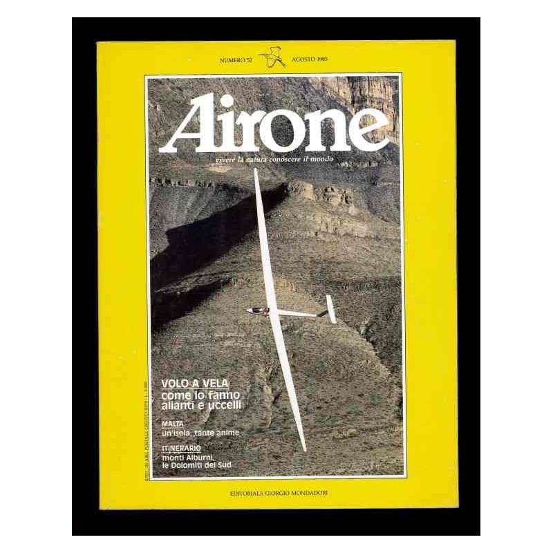 Airone n.52 agosto 1985 volo a vela