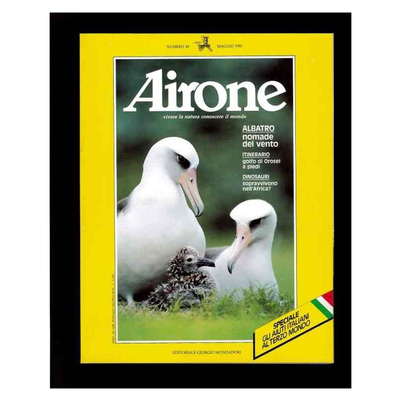 Airone n.49 maggio 1985 albatro nomade del vento