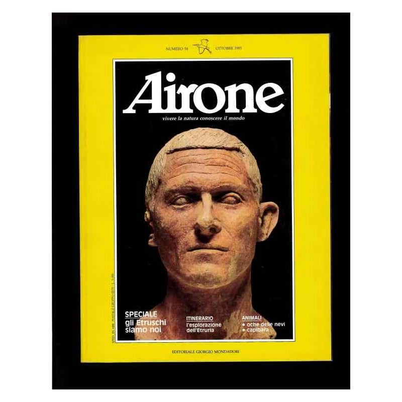 Airone n.54 ottobre 1985 gli etruschi siamo noi