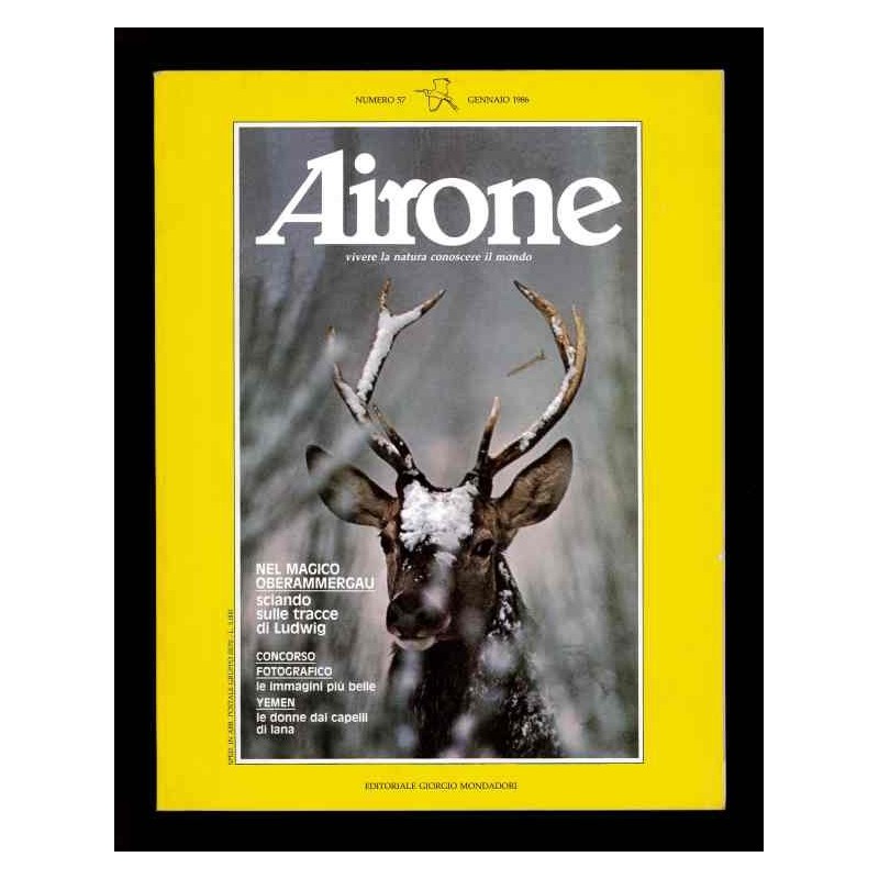 Airone n.57 gennaio 1986 nel magico oberammergau