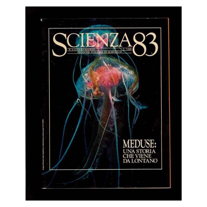 Scienza 83 n.6 luglio-agosto meduse una storia