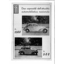 Fiat 500 e 1500 2 caposaldi della attualità automobilistica nazionale