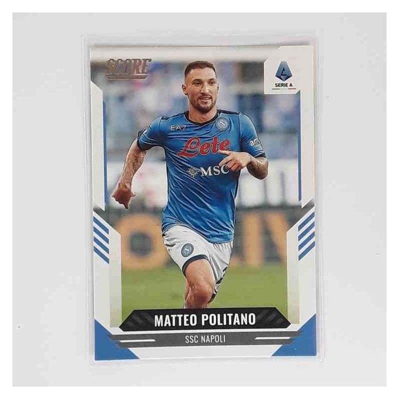 NAPOLI SCORE 2021 2022 35 POLITANO MATTEO