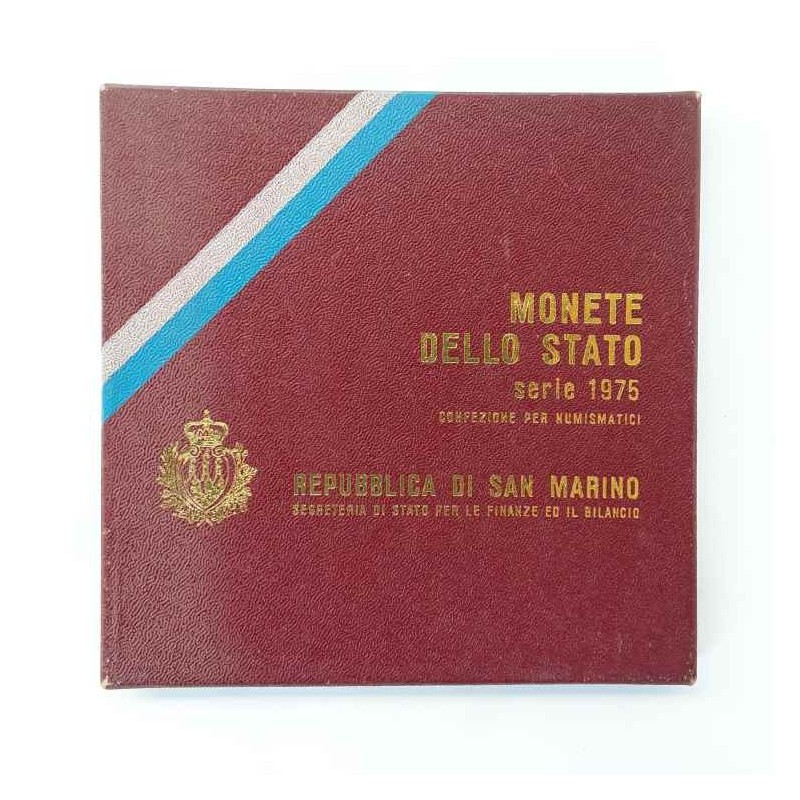 San Marino serie 1975 monete dello Stato