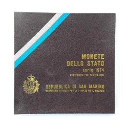 San Marino serie 1974 monete dello Stato