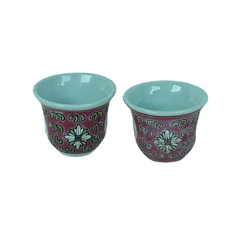 Bicchierini sakè ceramica cinese