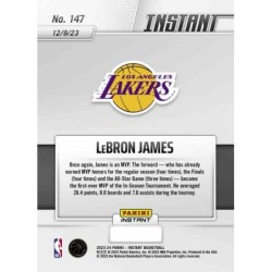 Lebron James Panini instant 147