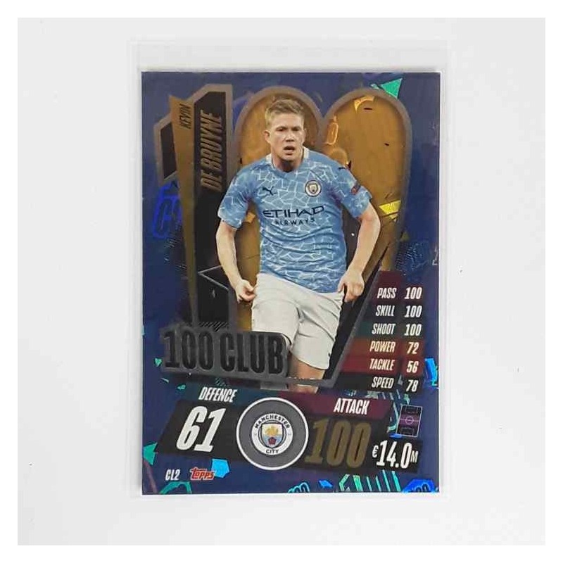 Match Attax 100 Club Kevin De Bruyne