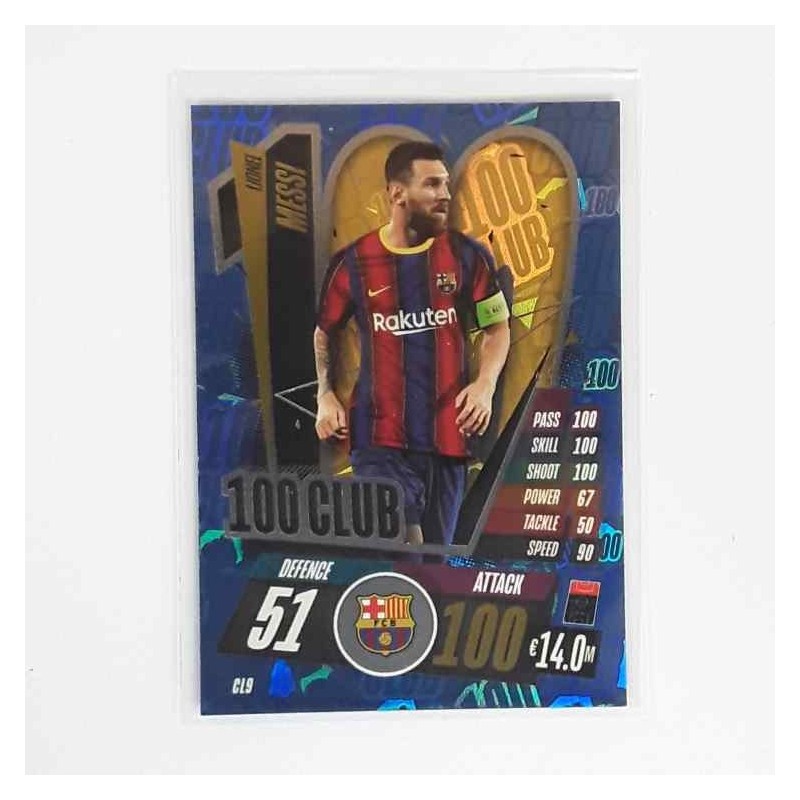 Match Attax 100 Club Lionel Messi