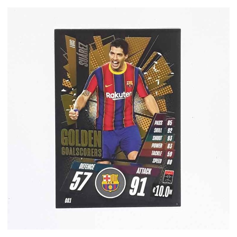 Match Attax Golden Goalscorers Luis Suarez