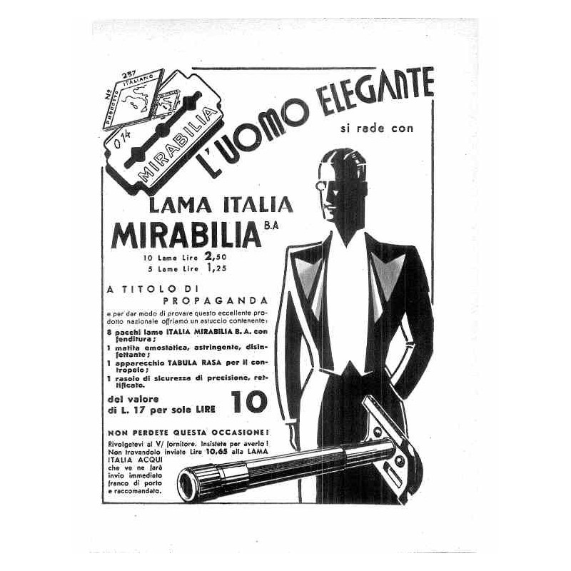 Lama Italia Mirabilia L'uomo elegante