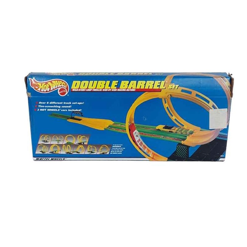 Double barrel set hot Wheels Mattel