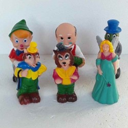 Serie Pinocchio Disney gomma