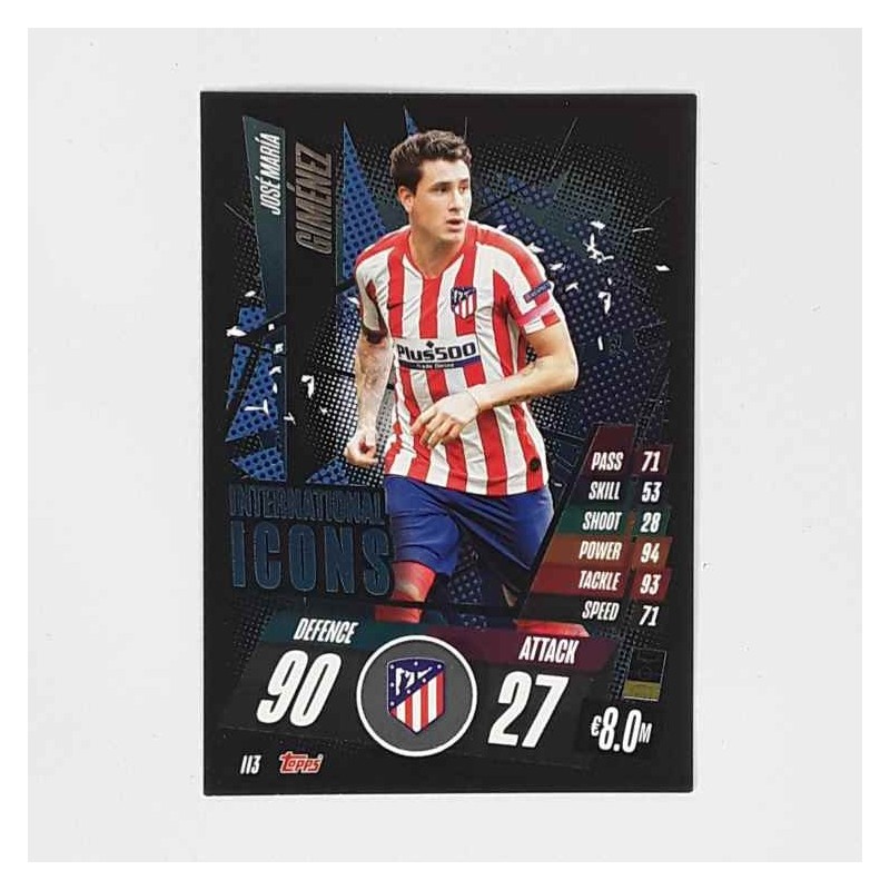 Match Attax International Icon Jose Maria Gimenez