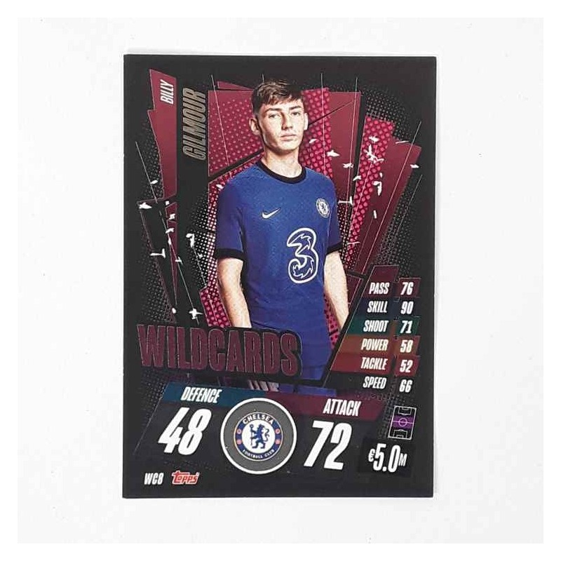 Match Attax Wildcards Billy Gilmour