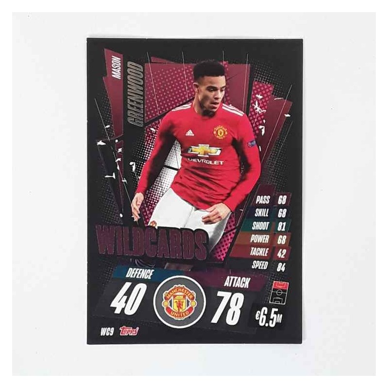 Match Attax Wildcards Mason Greenwood