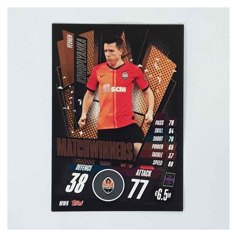 Match Attax Matchwinners Yevhen Konoplyanka