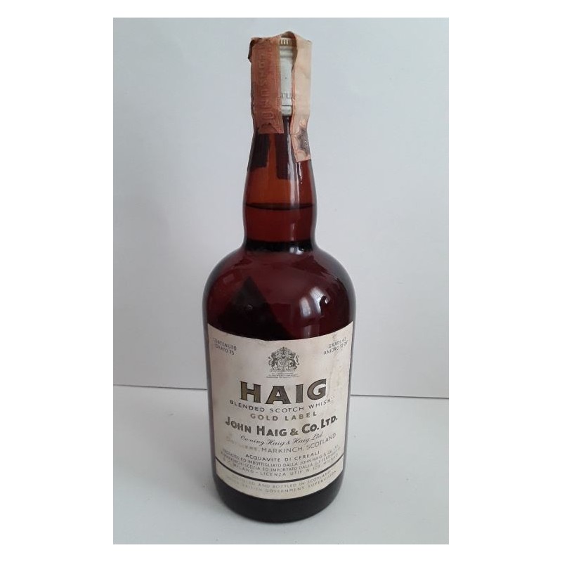 Scotch Whisky Haig gold label