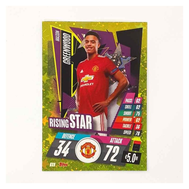 Match Attax Rising Star Mason Greenwood