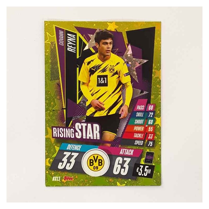 Match Attax Rising Star Giovanni Reyna