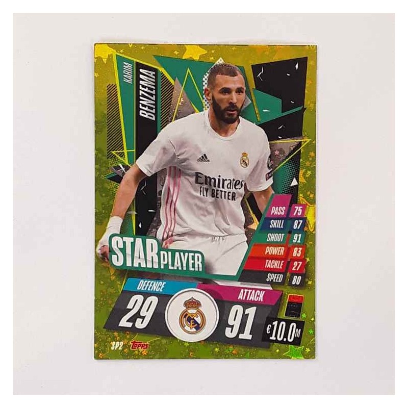 Match Attax Star Player Karim Benzema