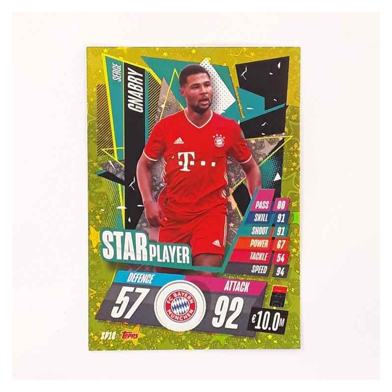 Match Attax Star Player Serge Gnabry