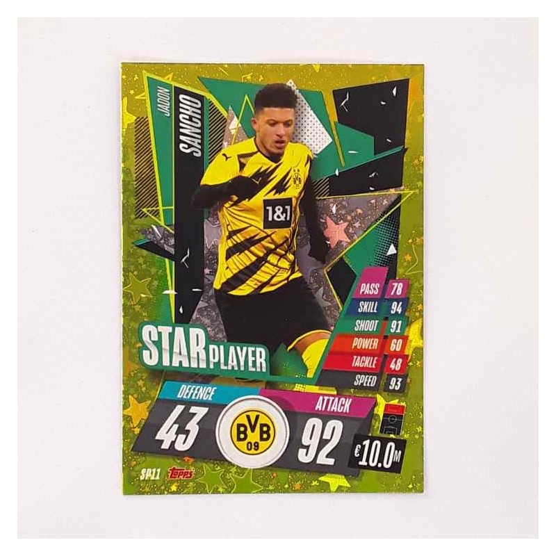 Match Attax Star Player Jadon Sancho