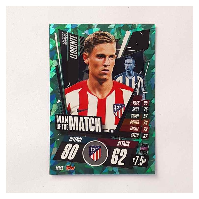 Match Attax Man Of the Match Marcos Llorente