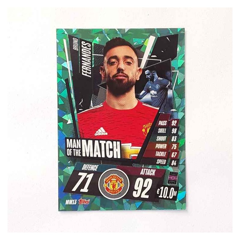 Match Attax Man Of the Match Bruno Fernandes