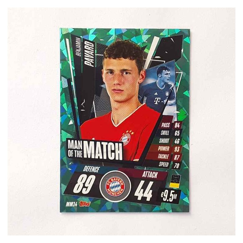 Match Attax Man Of the Match Benjamin Pavard