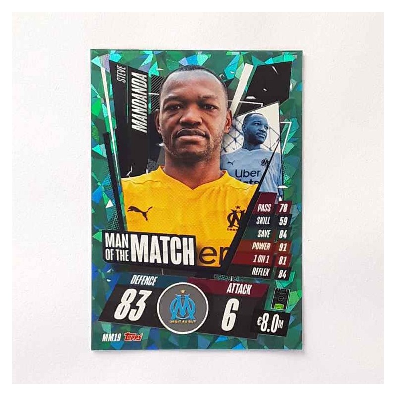 Match Attax Man Of the Match Steve Mandanda