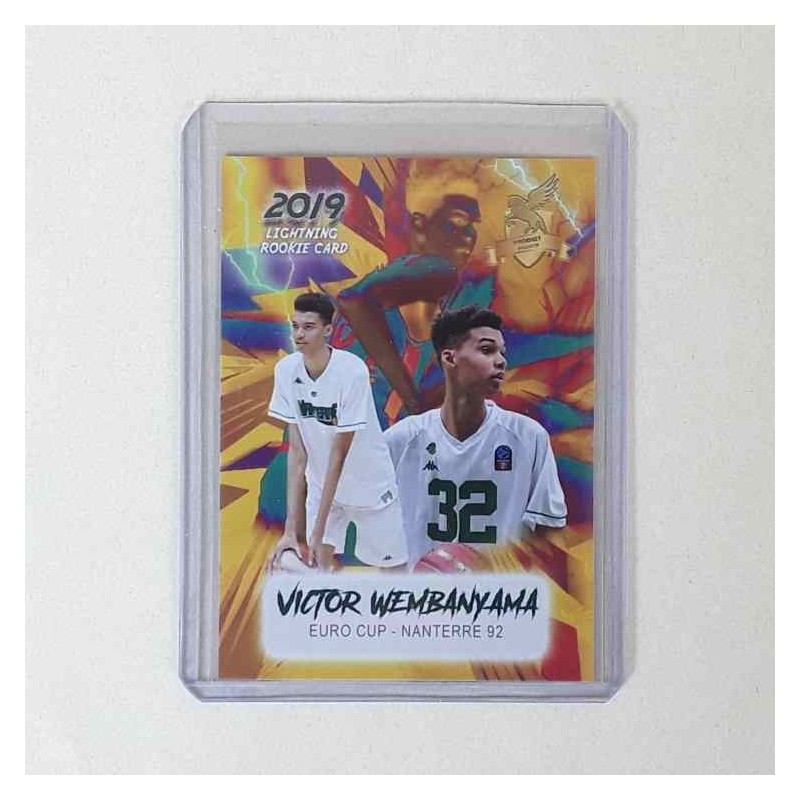 Wembanyama Victor lighting rookie card 2019 euro cup nanterre 92