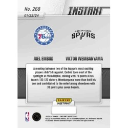 Victor Wembanyama Panini Instant 268