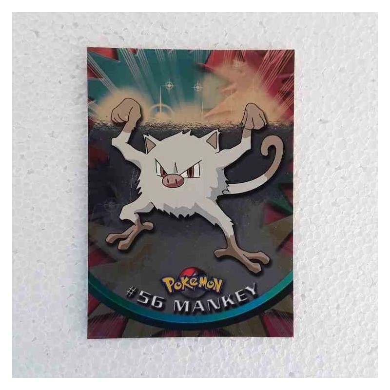 Pokemon Mankey 56 Holo