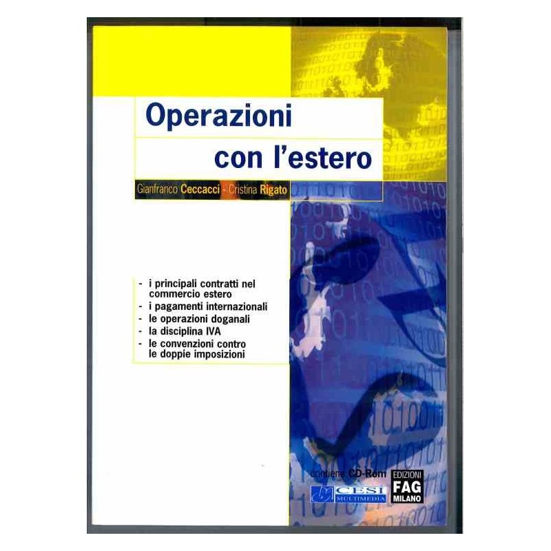 Operazioni con l'estero di Ceccacci G.Rigato C.