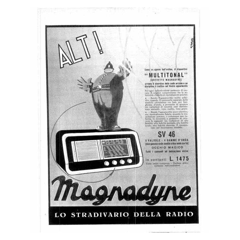 Magnadyne Sv10 Lo stradivario della radio