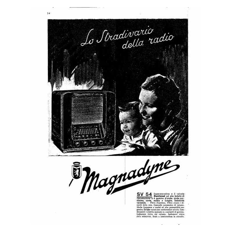 Magnadyne Sv13 Musicalmente perfetta