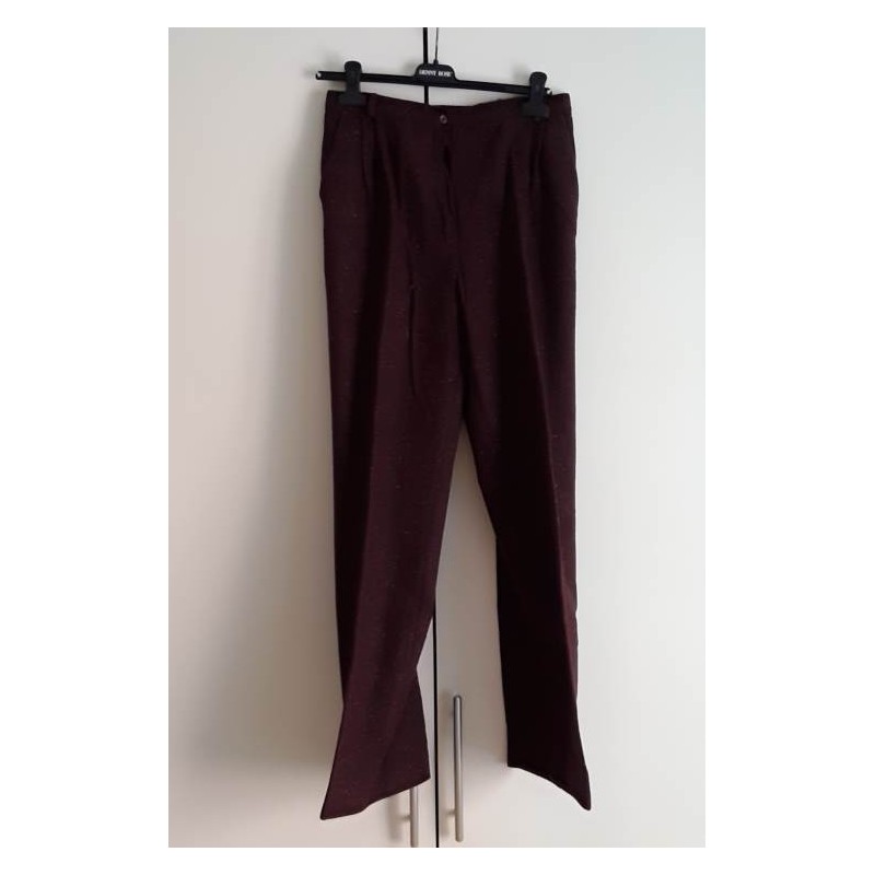 Pantaloni donna invernale misto lana taglia 46 vintage